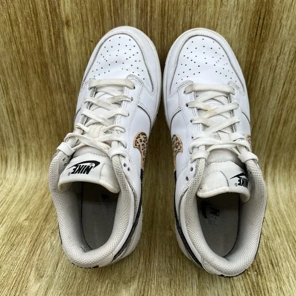 Nike Dunk Low SE Primal Women's Size 7 Sneakers Shoes White Casual DD7099-100‎ - Picture 6 of 10